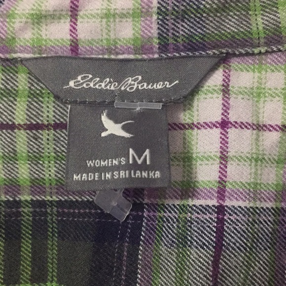 Eddie Bauer Plaid Button Down Shirt - Picture 6 of 10